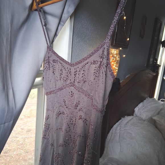 Elegant Lavender Beaded Women's Blouse - Picture 1 of 3